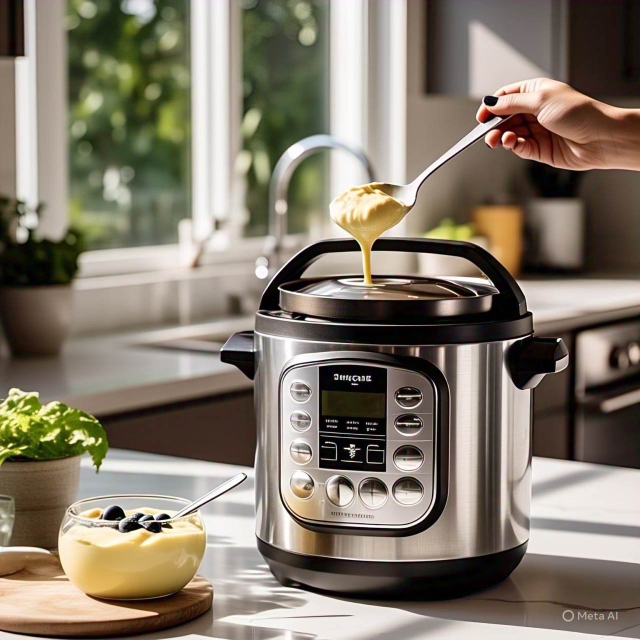 A Comprehensive Guide to Instant Pot Yogurt Recipes Making yogurt in the comfort of your own home has never been easier. Modern kitchen appliances have made it easier than ever to whip up a batch of delicious yogurt. This inexpensive and simple Instant Pot yogurt recipe will allow you to have fresh yogurt without preservatives whenever you like. Why are you making your own yoghurt? is more cost-effective than purchasing yogurt from a store. No added sweeteners or fake flavors Modifiable to get the taste and texture you want A delightful and satisfying gastronomic journey What is an instant pot yogurt recipe? How to make yogurt in an Instant Pot using the "Yogurt" function utilizes milk and living cultures (like yoghurt starter or commercially available yoghurt). Since the Instant Pot automatically controls the temperature, less monitoring is required. Homemade yogurt, which may be enjoyed either plain or with flavoring, is the final result. It is thick and creamy. To make it smooth, use half a gallon (8 cups) of milk. Whole milk is preferred. Live, active, cultured plain yogurt—two or three teaspoons Flavourings (vanilla, fruit puree) and sweeteners (honey, maple syrup) are discretionary. An Instant Pot fitted with a "Yogurt" button is required. With a whisk or spoon Optimal but not required thermometer For Greek-style yoghurt, a cheesecloth or sieve will do. storage containers made of sterilized glass 🕒 Comprehensive Yogurt Recipe for the Instant Pot 1. Bring milk to a simmer. Add milk to the Instant Pot. Put the cover on (where the steam valve is located makes no difference). Once "Boil" shows up, press the "Yogurt" button. Once the Instant Pot reaches a temperature of around 180°F, the milk will be added. The process takes around 30 minutes, and a beep will be made when it is done. Put the milk in the fridge to chill. Once the lid is removed, let the milk to cool to a temperature of 110°F to 115°F. You may speed things up by submerging the inner pot in cold water. To prevent skin development, stir occasionally. Step3: Add the Beginning Get a bowl and pour in about a cup of the warm milk. Combine the two or three tablespoons of plain yogurt and mix well. Put the ingredients back into the pot and stir them gently. 4. Preserve for future use The Instant Pot's inner pot must be replaced. After 8 to 12 hours, hit "Yogurt" again to start the timer. The incubation time of the yogurt is directly proportional to its acidity. Keep the lid covered and do not disturb during this time. Unwind 5. When the time for incubation has passed, put the container in the fridge. Let it cool for at least four or six hours. Thickness increases as yogurt cools. 6. Restrict (Specific) To produce Greek-style yogurt, strain it through cheesecloth for a few hours. Smoothies and baked goods are two possible uses for the leftover whey. 7. Store and Serve Spoon the yogurt into clean containers. refrigerates for a maximum of two weeks. Optional toppings include fruit, honey, granola, jam, or both. Yogurt Made Easy with the Instant Pot's Precise Temperature Control A thermometer may be helpful, but it is not required. clears space on the stovetop Less washing up and less chaos Great for making a lot of food at once. The Best Way to Use Your Instant Pot to Make Yogurt Use whole milk for a creamier consistency. For a healthy start, always use plain yogurt with living cultures. Do not omit the boiling phase since it helps to eliminate any hazardous microorganisms. Make sure all of the tools are clean to prevent infection. In place of flavoured yogurt, serve plain, unsweetened yogurt as an appetiser. Keep the cover on to keep the temperature constant as it incubates. Stirring during incubation might change the texture, so try to avoid that. Flavoring Ideas for Vanilla Bean: Once cooled, mix in vanilla essence. Berry Bliss may be made by adding pureed strawberries or blueberries. Stir in the honey and cut almonds. To a bowl, combine the apples that have been cooked with the cinnamon. To make it more tropical, purée some mango and pineapple. Resolved Common Issues Are Low-Fat Milk Options Avalable? Sure, but the consistency will be thinner. For thick yogurt, whole milk is the way to go. How long does homemade yoghurt last? It typically has a two-week shelf life in the fridge. What If My Yogurt Isn't Setting? Here are a few potential reasons: The milk needed more time to simmer. The starting culture is dead or has passed its expiration date. Too little time has passed during incubation. You may want to experiment with a different starter or a longer incubation time the next time. Is It Safe to Consume? If made and stored properly, it is far healthier than store-bought versions and completely safe to eat. Preserving and Reusing Secure in glass jars or plastic containers that do not contain bisphenol A. Keep a few tablespoons aside to use as a base every time you whip up a batch of yogurt. Freezing starter yoghurt could kill the live cultures, therefore it's best to avoid doing so. Greek versus regular yoghurt Straining Greek yogurt removes any excess whey. More protein makes it thicker. The last straining step in the two versions of the instant pot yogurt recipe is the only change. Organic yogurt purchased from a shop may be purchased for $5 to $7 per container. Get 8 cups for about $2 with this homemade recipe. Big savings in the long run, especially for families or those who buy yoghurt often. Yogurt Made at Home Has Health Benefits: No artificial sweeteners or preservatives A sufficient amount of probiotics A good source of calcium and protein improves digestive function and intestinal health boosts defenses 🍨 Possible Uses: as the base for a smoothie In the morning, topped with fruit and granola Rather of using sour cream In dipping sauces Garnish with almonds and honey for dessert. Possible Variations for Instant Pot Yogurt Recipes Skipping dairy: Yogurt Combine a plant-based starter with either almond or soy milk. Before incubating, stir the sugar into the yogurt. Put fruit purée or extracts into chilled yogurt to produce flavoured yogurt. Dealing with Common Problems How Runny Are You? Think about stressing Prolong the time of incubation Use additional starter. Did you say too sour? Shorten the time it takes for the egg to hatch Fresh milk should be used. As a first step, try a different kind of yogurt. An Authentic Grain Patina? Gently mix in the starter. Incubate without stirring. Use high-quality milk. The Method's Scientific Basis Dangerous microbes are killed by heat. Cooling brings the temperature down to the optimal range for live organisms. After incubation, bacteria begin fermenting lactose into lactic acid. This process thickens milk and gives it its signature flavor. Yogurt starter may be reused. Use what you've made. Use seven to ten days after purchase for best results. When you've made a few batches of commercial yogurt, it's time to make a new batch. Where to Get Ingredients 🛍 Cow's milk: local or organic farms Grocery stores, online vendors, or health food stores often have yogurt starter. Flavourings: easily available honey, fruits, and botanical extracts Find cheesecloth in grocery stores or online. Making Yogurt in an Eco-Friendly Manner Yogurt container plastic waste decreased Bins that can be reused Using foods that are closer to home could reduce food miles. You may either compost the whey or put it back into the food you cooked with. Final Thoughts Yogurt made in the Instant Pot is an easy, cheap, and healthy alternative. Whether you're a culinary whiz or not, you'll love creating your own yogurt since you get to put your own spin on it. After giving it a try, you won't want to go back to store-bought ones. To summarize, the recipe for fast pot yogurt is inexpensive, easy to make, and yields good results. When you make your own yogurt, you get to choose the ingredients, which means it's healthier and tastes better. Complete milk with a premium starter will provide the best outcomes. Adjust the seasonings and textures to suit your loved ones' tastes. Make use of your homemade yogurt instead of store-bought to reduce food waste. In little time at all, you'll be making this meal often.